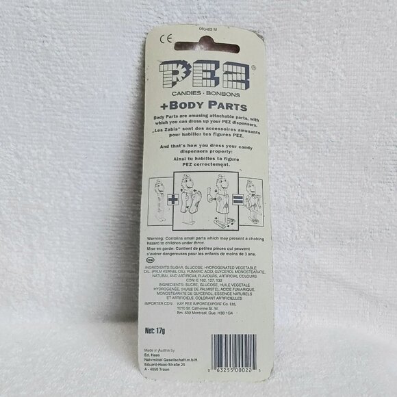 3/$40 Sealed Vintage 1996 Second Set PEZ Robot/Spaceman Body Parts!! - Picture 2 of 2